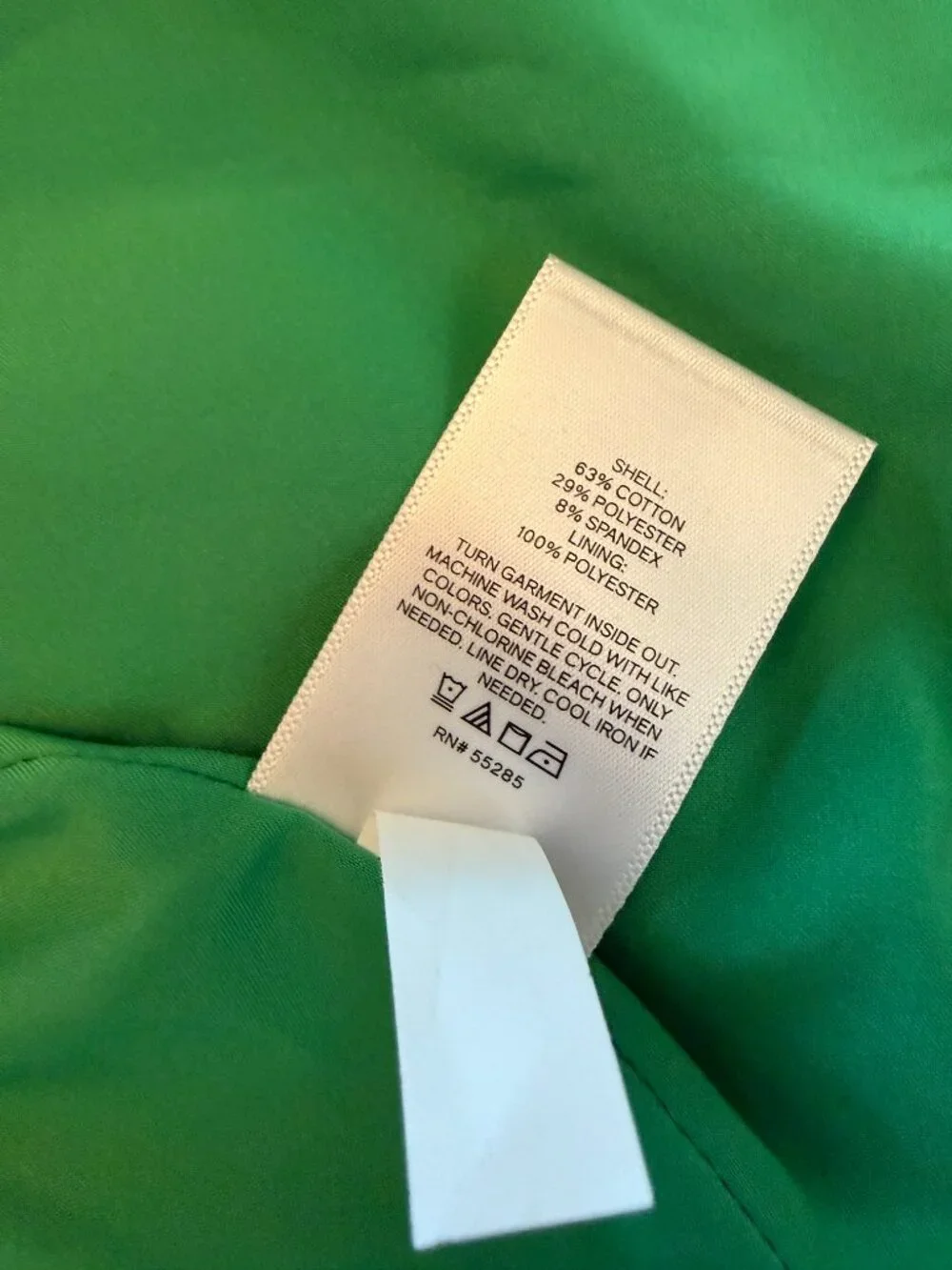 NWT Express Vibrant Green Cropped Utility Jacket - L